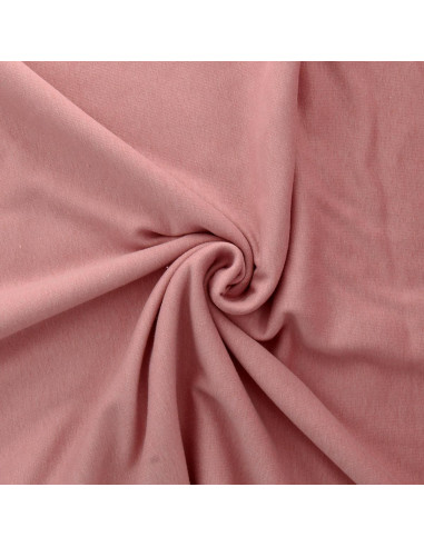 Tissu sweat polaire alpine - Vieux rose