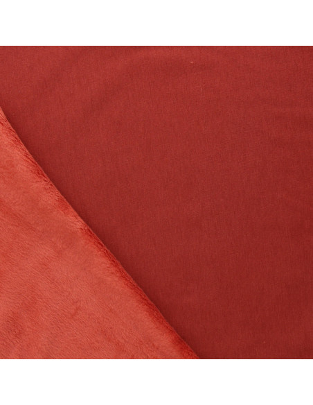 Tissu sweat polaire alpine - Cuivre