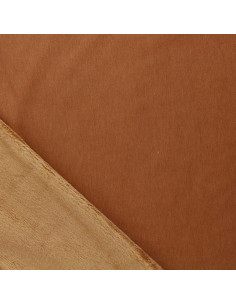 Tissu sweat polaire alpine - Ocre