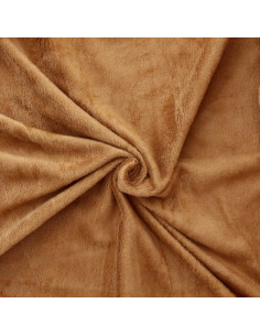 Tissu sweat polaire alpine - Ocre 2