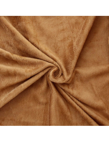 Tissu sweat polaire alpine - Ocre