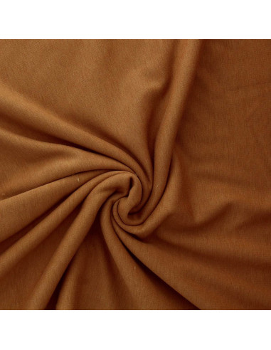 Tissu sweat polaire alpine - Ocre
