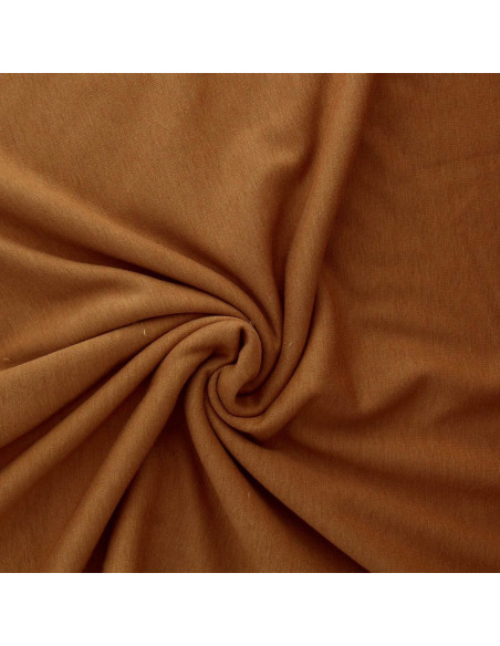 Tissu sweat polaire alpine - Ocre