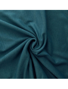 Tissu sweat polaire alpine - Bleu pétrole 2