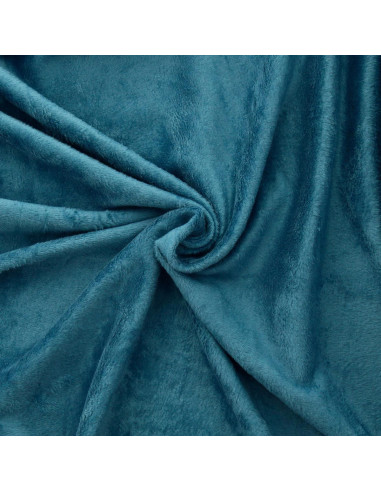 Tissu sweat polaire alpine - Bleu pétrole
