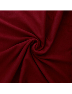 Tissu sweat polaire alpine - Bordeaux 2