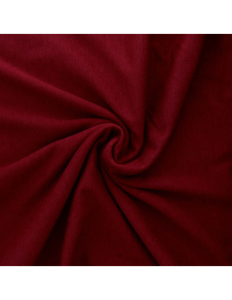 Tissu sweat polaire alpine - Bordeaux