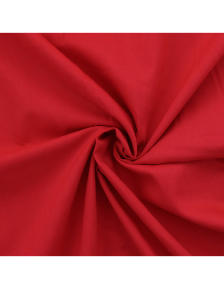 Tissu voile de coton - Rouge