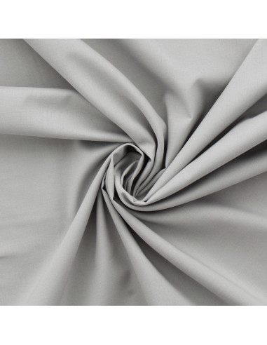 Tissu voile de coton - Gris argent