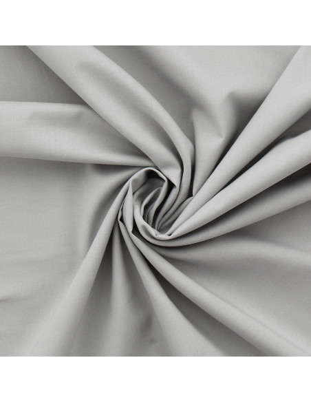Tissu voile de coton - Gris argent