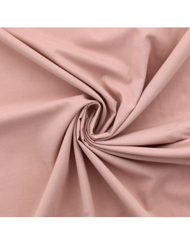 Tissu voile de coton - Vieux rose