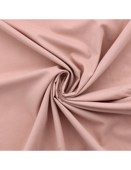 Tissu voile de coton - Vieux rose