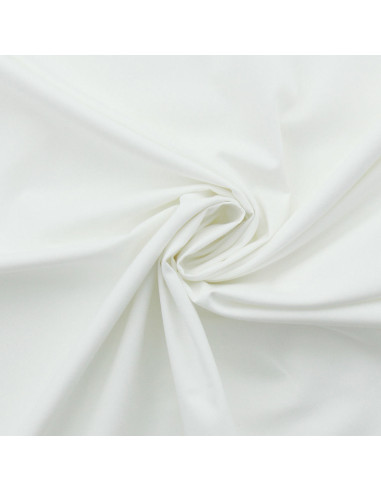 Tissu popeline de coton - Blanc
