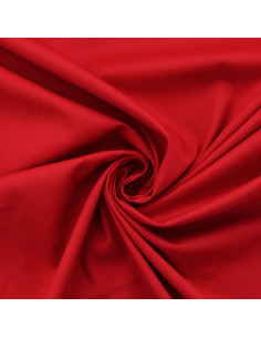 Tissu popeline de coton - Rouge