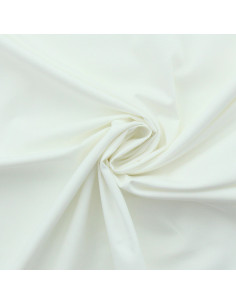 Tissu popeline de coton - Écru