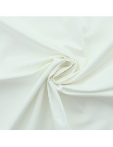 Tissu popeline de coton - Écru