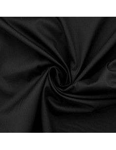 Tissu popeline de coton - Noir