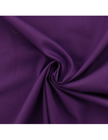 Tissu popeline de coton - Violet