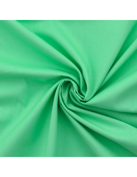Tissu popeline de coton - Vert pâle