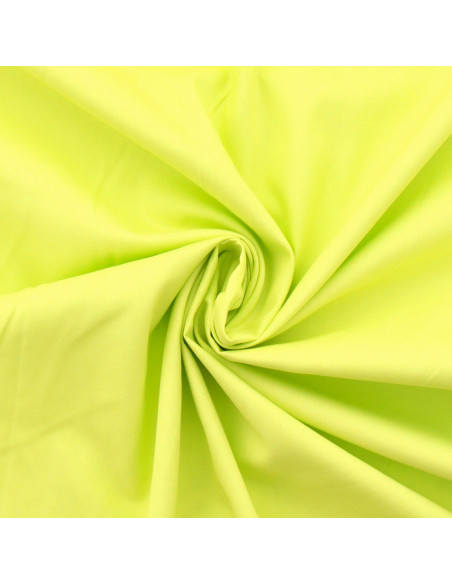 Tissu popeline de coton - Citron vert