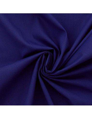 Tissu popeline de coton - Indigo