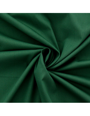Tissu popeline de coton - Vert foncé