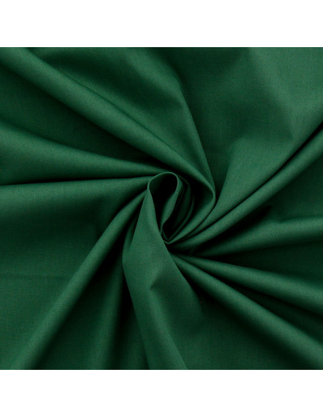 Tissu popeline de coton - Vert foncé