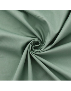 Tissu popeline de coton - Vert de gris