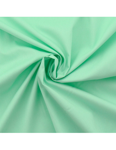 Tissu popeline de coton - Vert d´eau