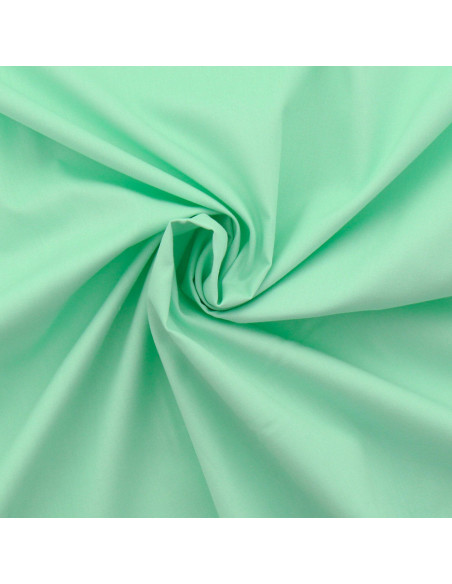 Tissu popeline de coton - Vert d´eau