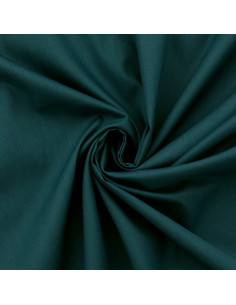 Tissu popeline de coton - Bleu pétrole