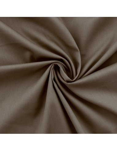 Tissu popeline de coton - Taupe