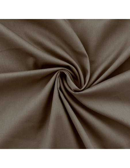 Tissu popeline de coton - Taupe