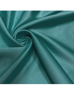 Tissu satin extensible - Emeraude