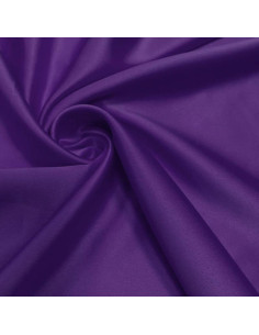 Tissu satin extensible - Violet