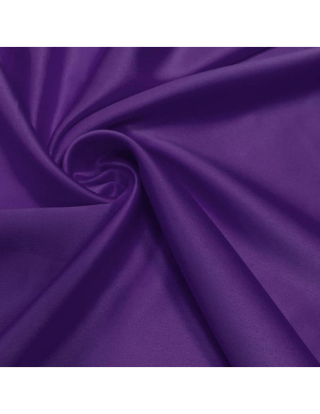 Tissu satin extensible - Violet
