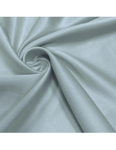 Tissu satin extensible - Gris perle