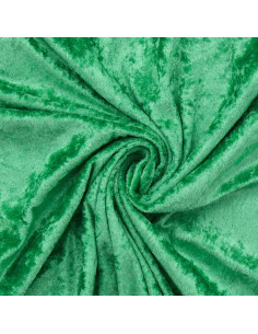 Tissus panne de velours - Vert