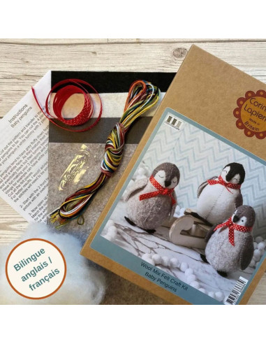 Kit feutrine - Bébés pingouins