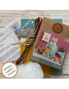 Kit feutrine - Mme Chat Tricote 2
