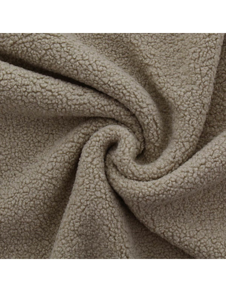 Tissu fourrure bouclette Teddy - Beige