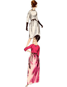 Patron de robe vintage - Vogue 2082 2