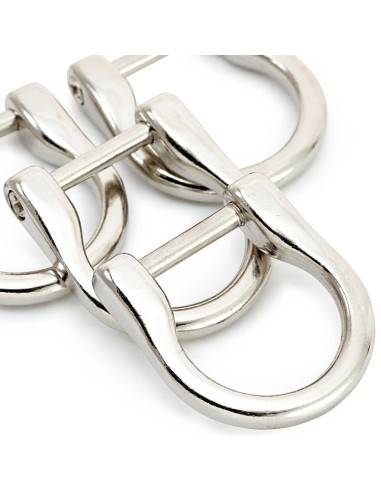 Lot 4 attaches pour anses de sacs à main - Argent
