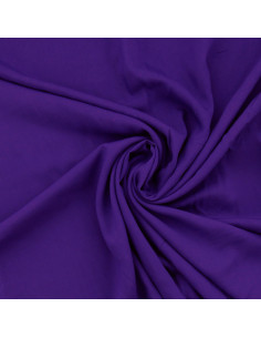 Tissu popeline de viscose - Violet