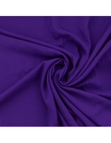 Tissu popeline de viscose - Violet