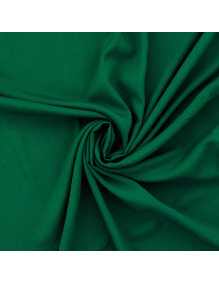 Tissu popeline de viscose - Vert