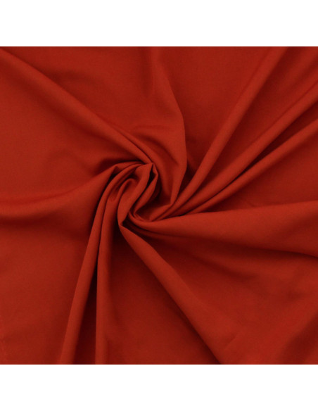 Tissu popeline de viscose - Cuivre
