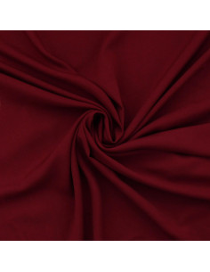 Tissu popeline de viscose - Bordeaux