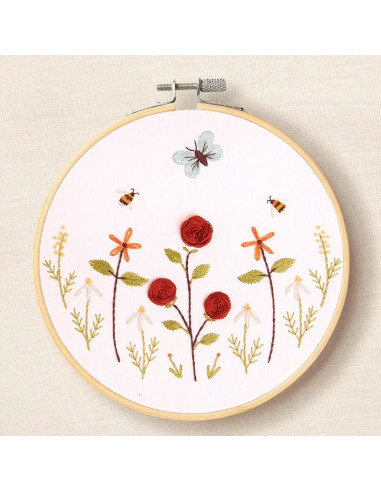 Kit broderie - Jardin des papillons