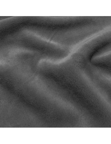 Tissu minky lisse - Anthracite